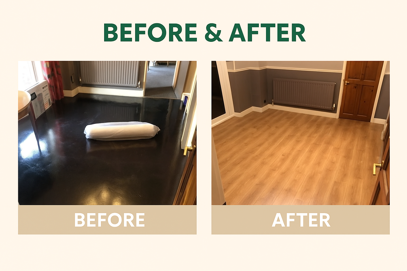 Dining Room Laminate Floor Replacement After Water Damage